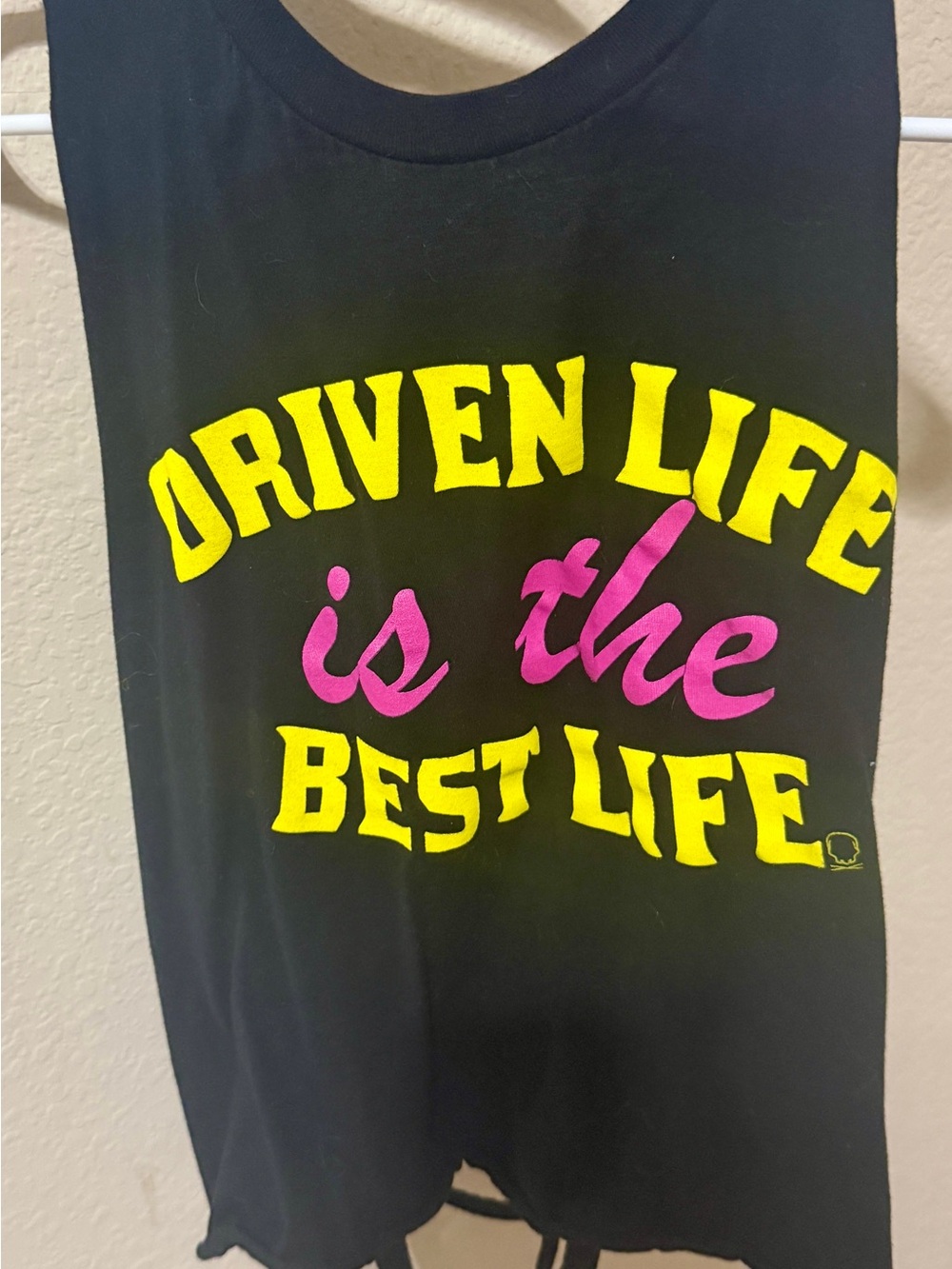 Black Women's Graphic Tank Top - Driven Life is the Best Life